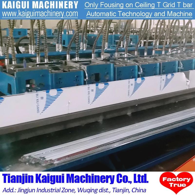 Full Automatic T-Bar Roll Forming Machine for Ceiling T Grid Main Tee Cross Tee and Wall Angle