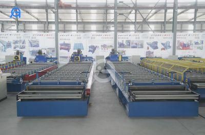 Ibr Pbr Colour Steel Roof Panel Wall Board PLC Control Roll Forming Machinery