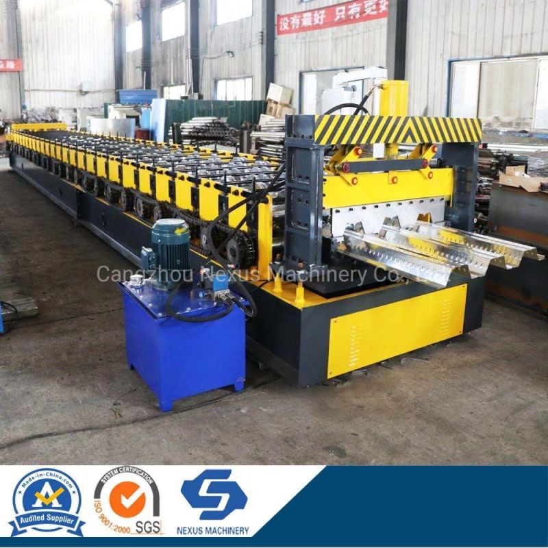 High Strength Bearing Steel Structure Floor Decking Cold Roll Forming Machine