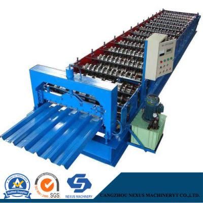 Color Steel Roof Sheet Roll Forming Machine with Lowest Price