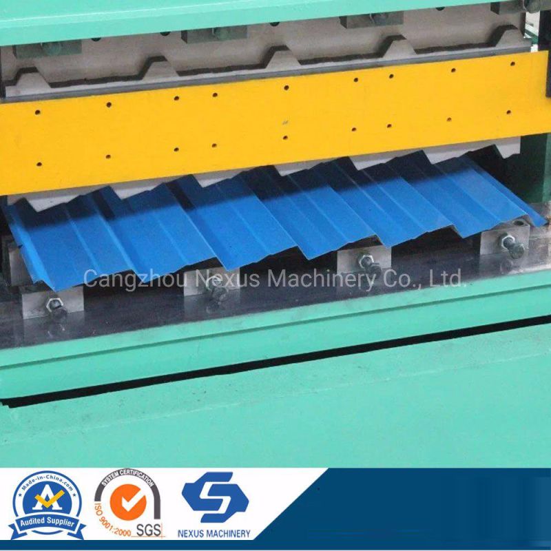 2019 New Roof Use Double Layer Corrugated Profile Steel Roofing Sheet Roll Forming Machine Roof Tile Making Machine