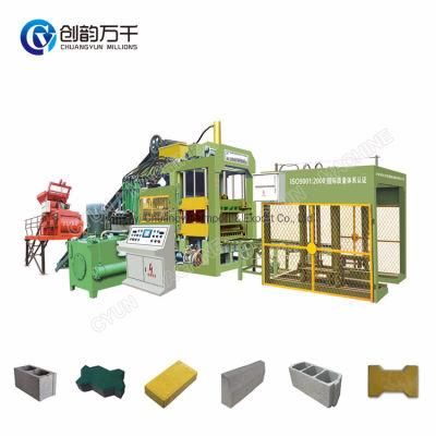 Full Automatic Concrete Hollow Block Making Machine Qt8-15