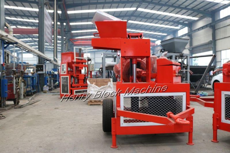 Hr1-20 Mobile Construction Equipment with Clay Soil Interlocking Brick Machine