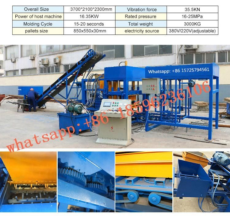 High Quality Qt4-20 Hydraulic Block Making Machine in Africa, Cement Hollow Bricks Machine Price