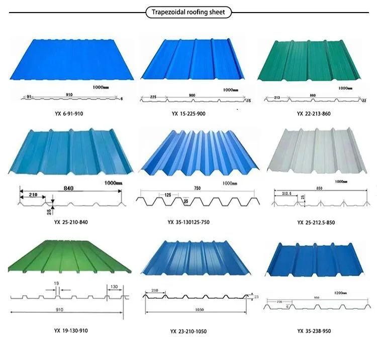 Trapezoidal Tile Making Machine Metal Roof Panel Roll Forming Machine