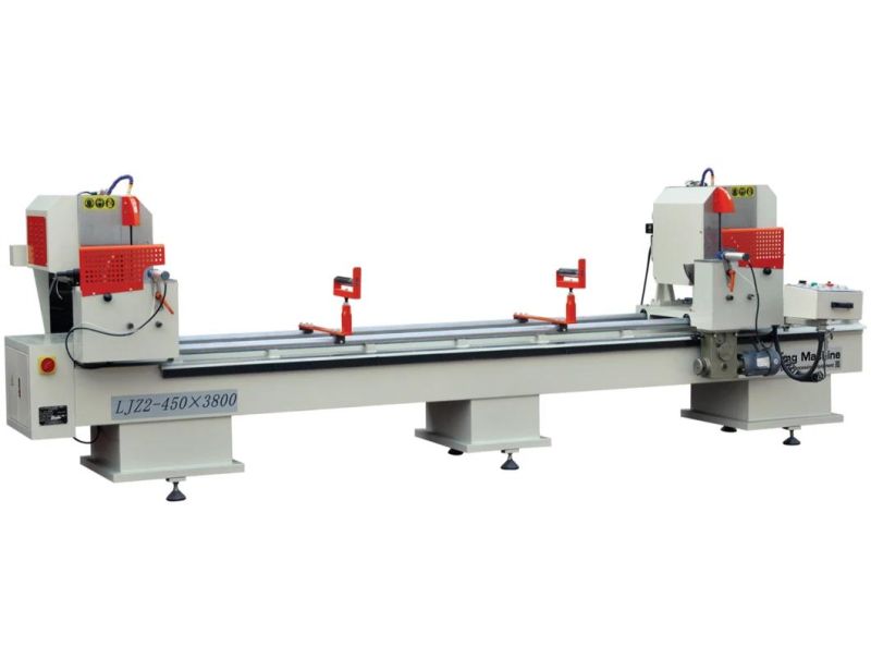 Aluminum UPVC Profile Double Head Cutting Saw Machine