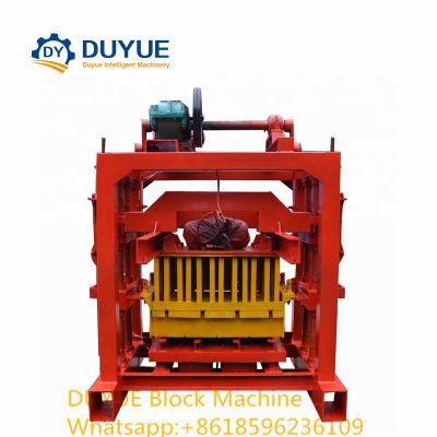 Qt4-40 Semi-Automatic Concrete Block Hollow Block Brick Making Machine