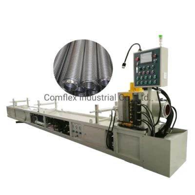 Custom Exhaust System Pipe/ Car Stainless Steel Braided Exhaust Vibrators Flex Tube Making Machine/ Production Line