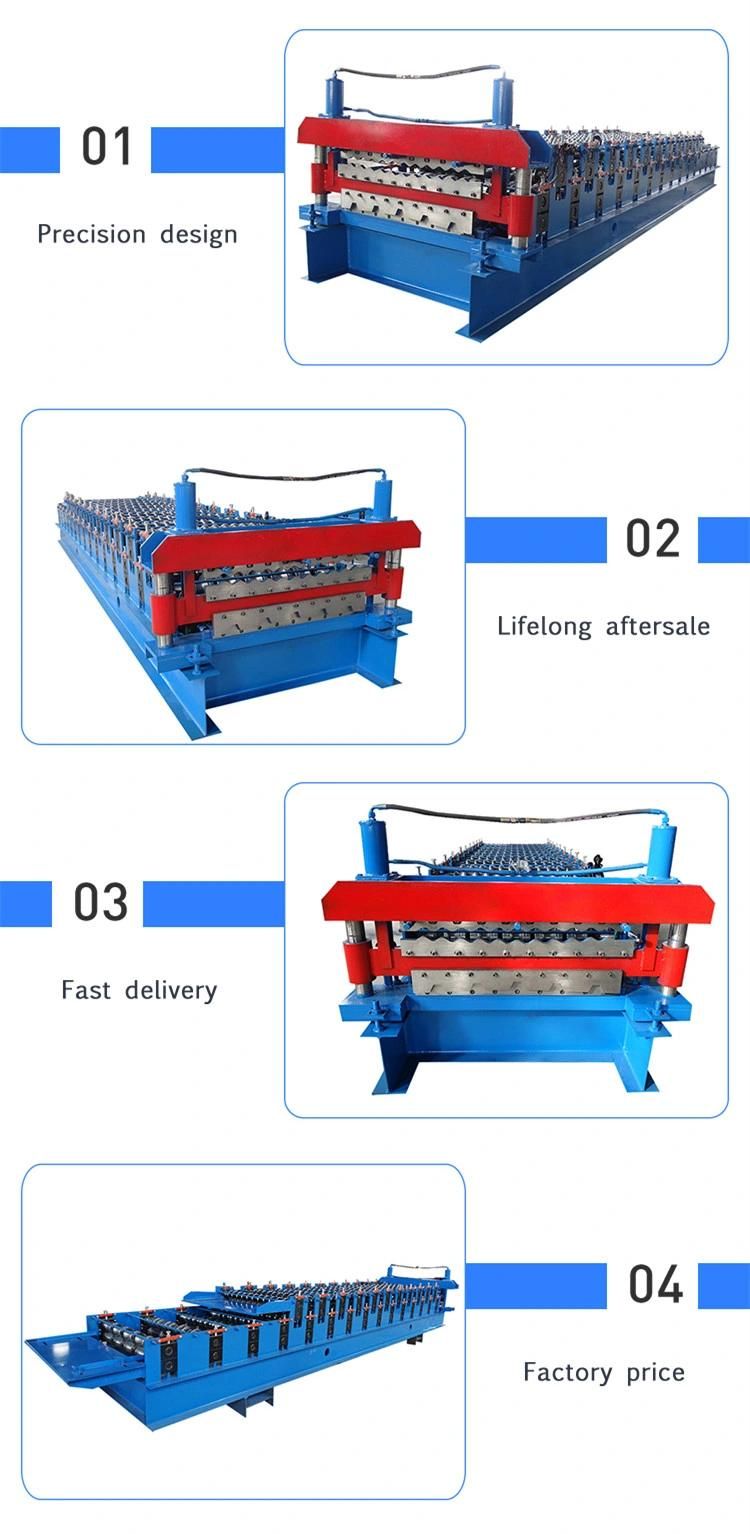 Good Quality and Low Price Double Deck Layer Board Roll Forming Machine