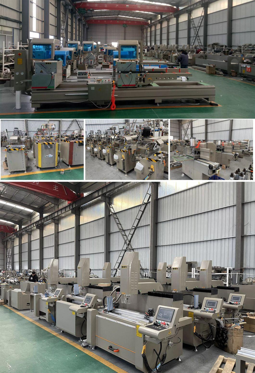 PVC Frame Plastic Window Welding Corner Cleaning Production Line