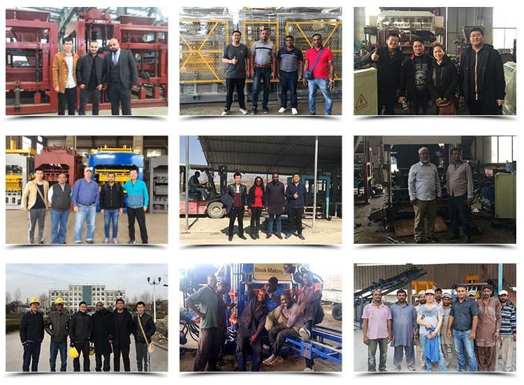 Qt4-25 Automatic Concrete Brick Making Machinery Hollow Block Making Machine with Good Quality