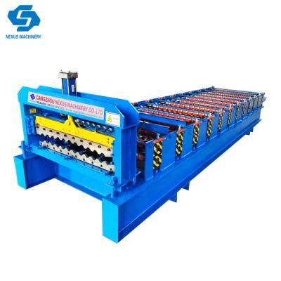 Colour Clad Roofing Sheet Roll Forming Machine Nexus Steel Roof Sheets Making Machinery