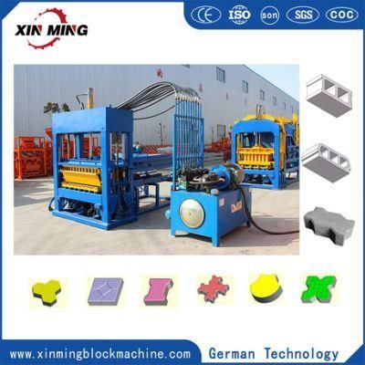 Qt6-15 Automatic Hydraulic Cement Paver Brick Machine Concrete Block Making Machine