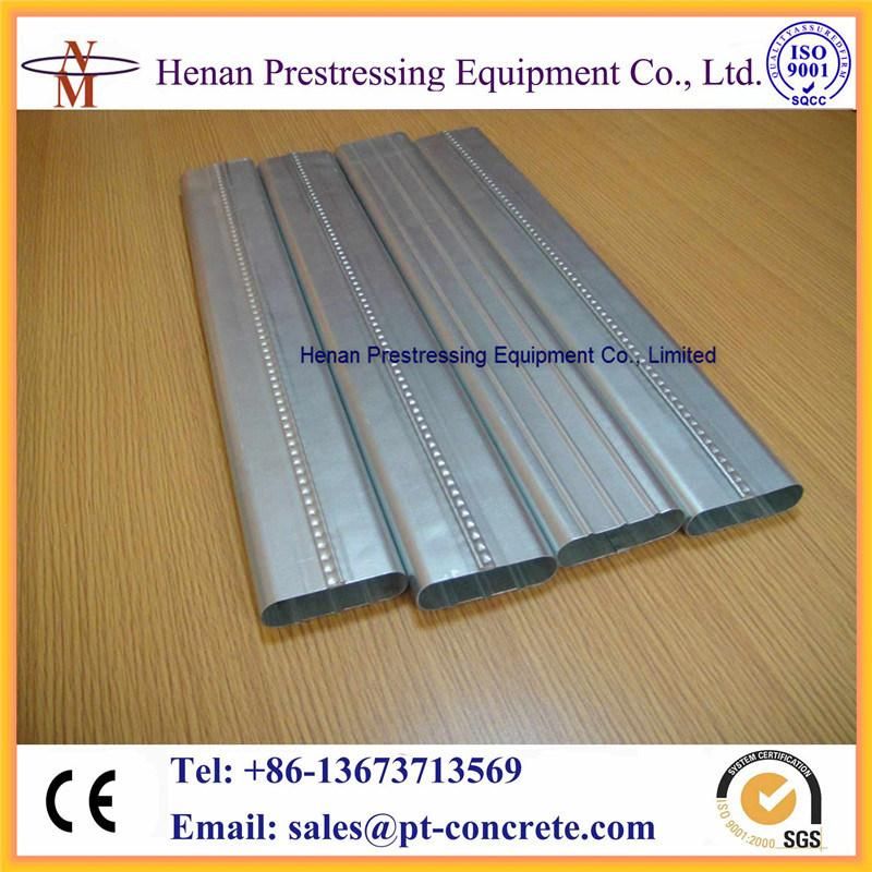 Prestressed/ Post Tension Galvanized Steel Stitching Flat Duct Machine