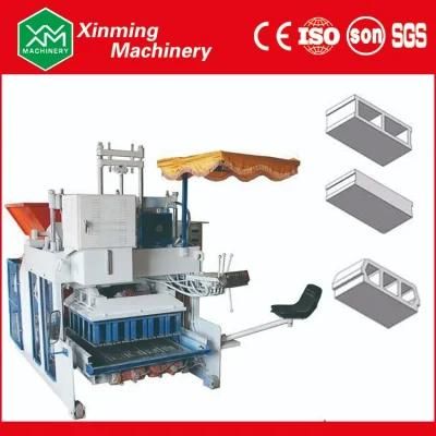 Mobile Automatic Cement Sand Hollow Brick Making Machine for Block Manufacturer