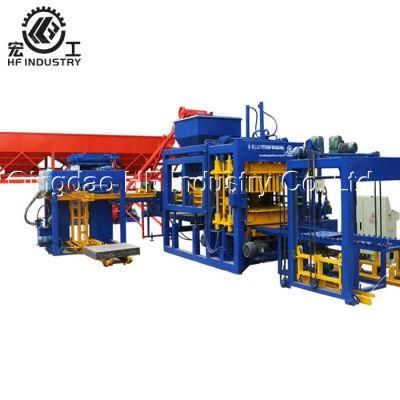 Full Automatic Concrete Interlock Paving Curbstone Hollow Brick Block Making Machine