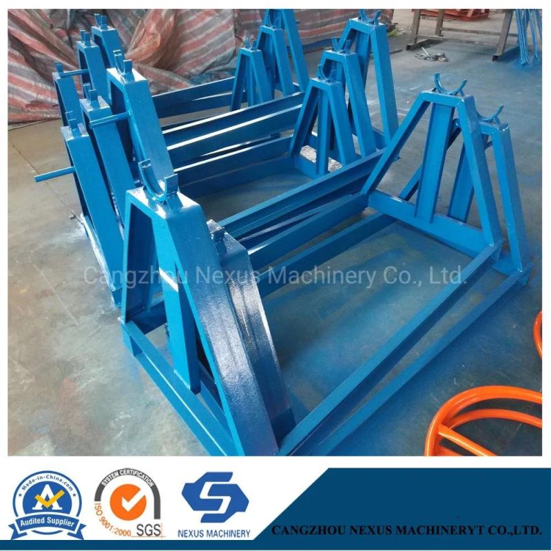 Manual Metal Coils Uncoiler Machine 5 Tons Passive Decoiler