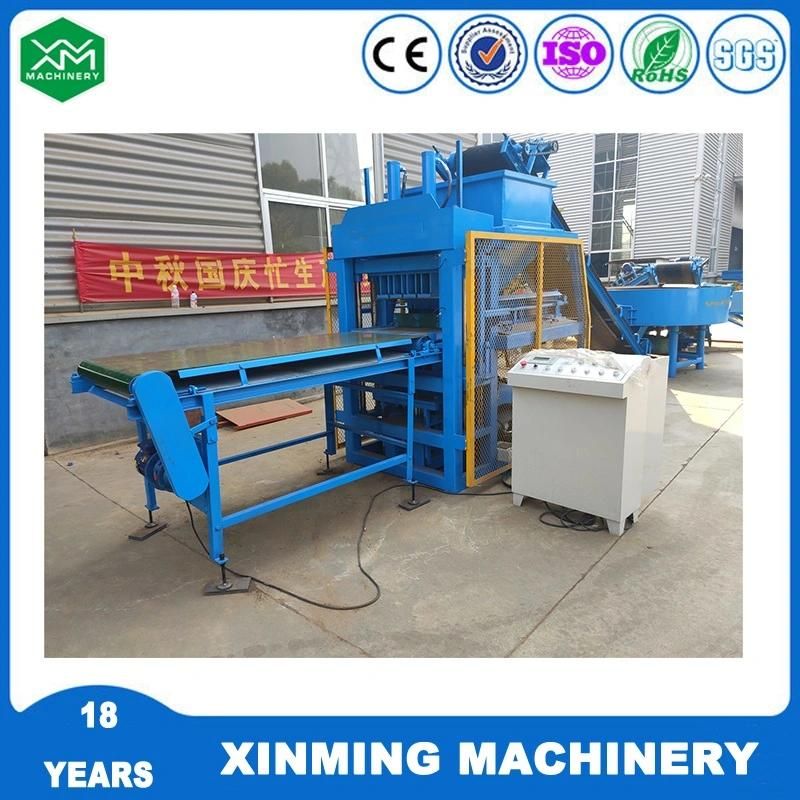 Small Business Xm4-10 Clay Soil Earth Lego Interlocking Brick Making Machine with High Quality