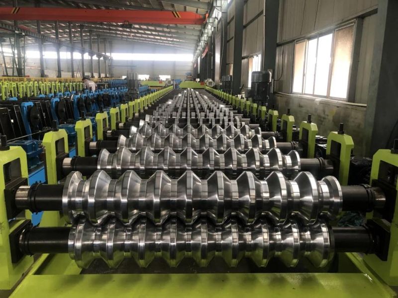 Metal Steel Corrugated Double Deck Roof Sheet Forming Machine Sheet Roof Roll Forming Machine Metal Roofing Sheet Design