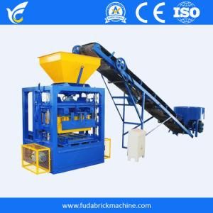Qt4-24 Man Power Interlocking Soil Cement Blocks Machine