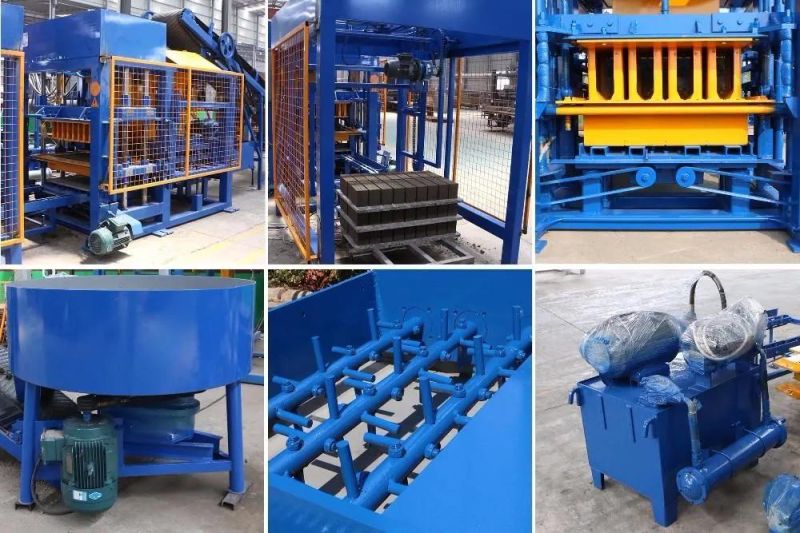 Cement Hollow Brick Block Making Machine Price Qt4-15 Fully Automatic Concrete Solid Brick Making Machine