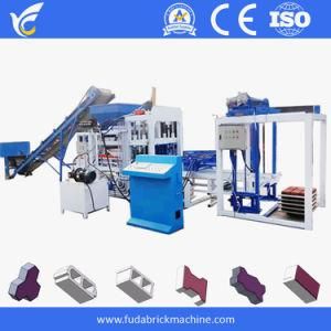 Automatic Concrete Block Plant, Qt4-18 Brick Machine Construction Equipmet