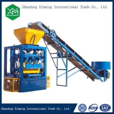 Semi-Automatic Qt4-24 Hollow Block Concrete Brick Making Machine