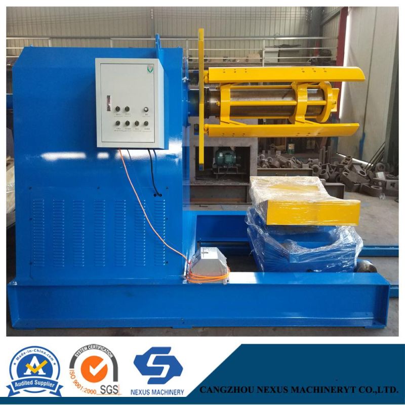 5 Tons Automatic Hydraulic Decoiler with Coil Car