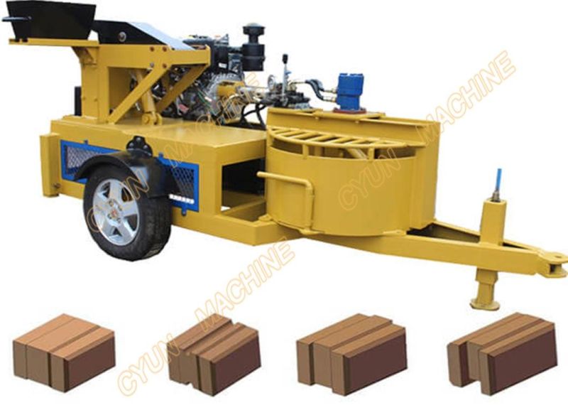 M7mi China Small Mobile Clay Interlock Brick and Hydraform Brick Block Machine