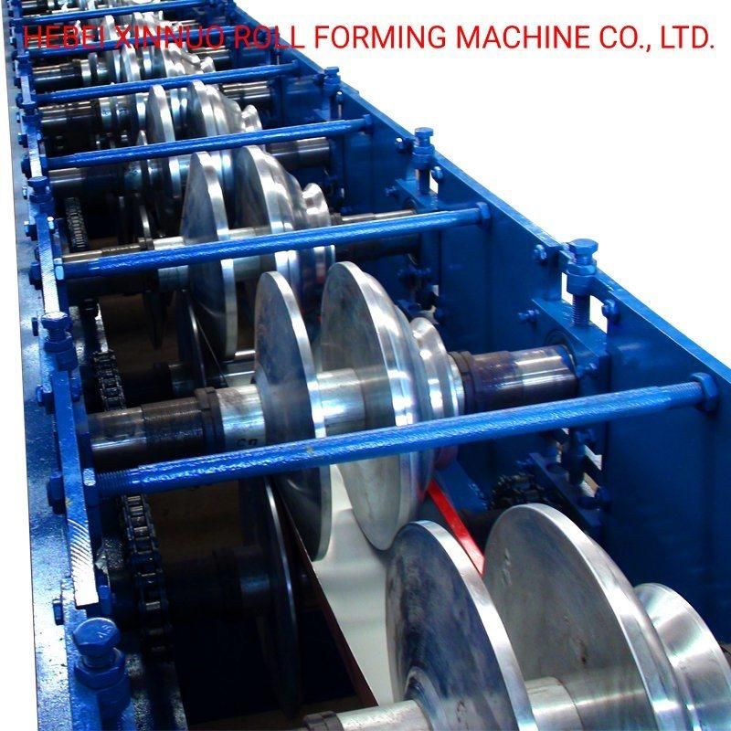 Half Round Gutter Metal Downspouts Roll Forming Machine