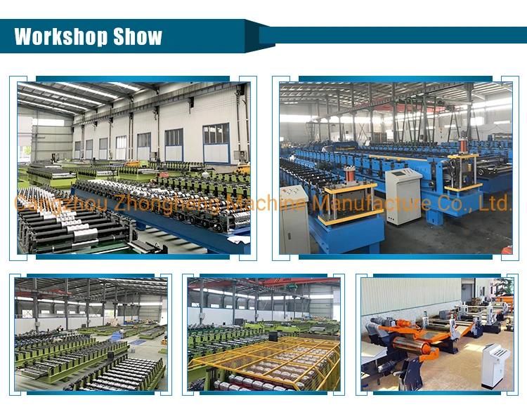 Galvanized Roofing Sheet Metal Roof Tile Corrugating Roll Forming Machine