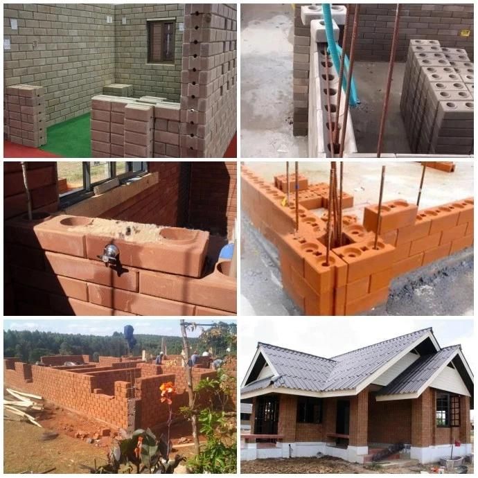 Cy10-10 Automatic Cement Clay Bricks Earth Block Machine