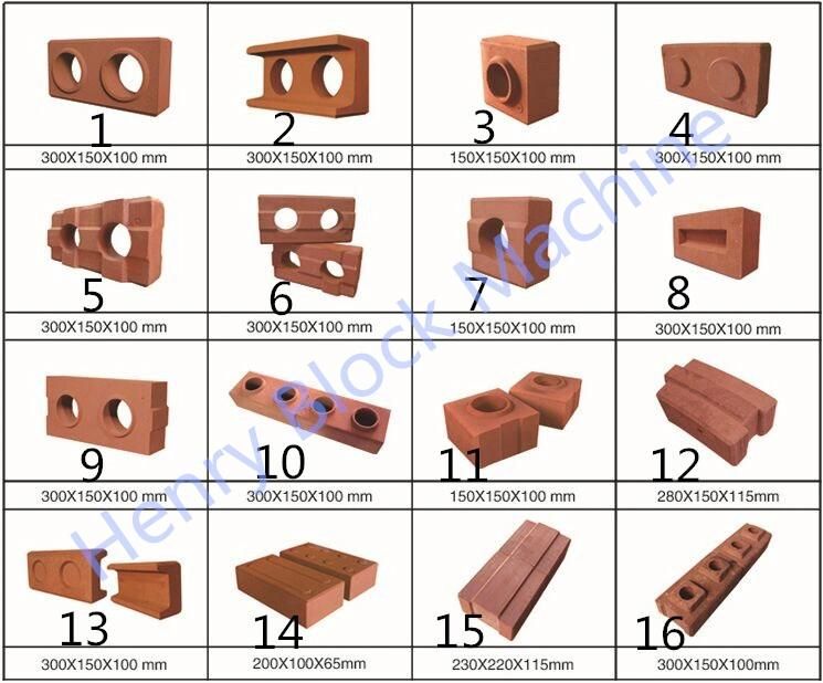 Hr2-10 U Shape Soil Clay Brick Machinery