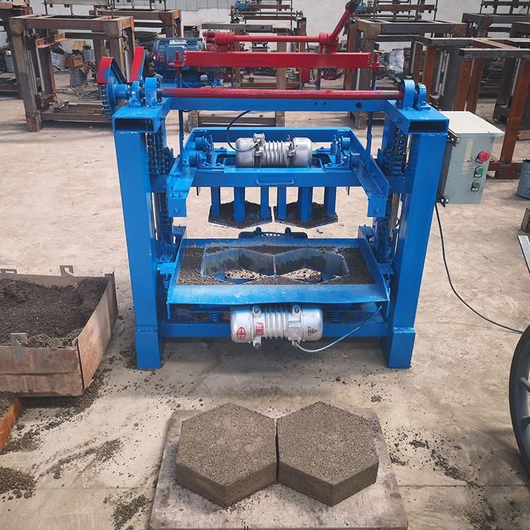 China Hot Sale Small Scale Cement Concrete Fly Ash Paver Interlocking Brick Block Making Machine Price