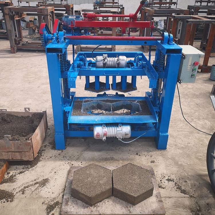 China Hot Sale Small Scale Cement Concrete Fly Ash Paver Interlocking Brick Block Making Machine Price