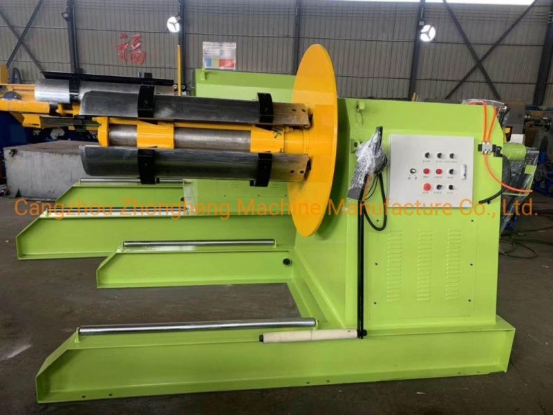 Hydraulic Decoiler Machine Without Coil Car, Cold Roll Forming Machine.