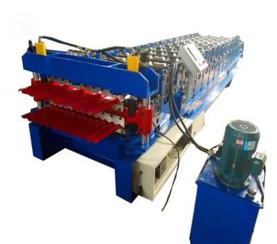 Double Layer Corrugated Iron Color Steel Sheet Roll Forming Machine