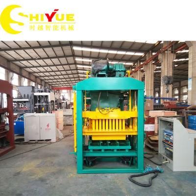 Qtj4-25 Automatic Concrete Solid/Hollow Block/Brick Machine