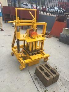 Qt40-3c Small Mobile Concrete Brick Making Machine Price for Sale