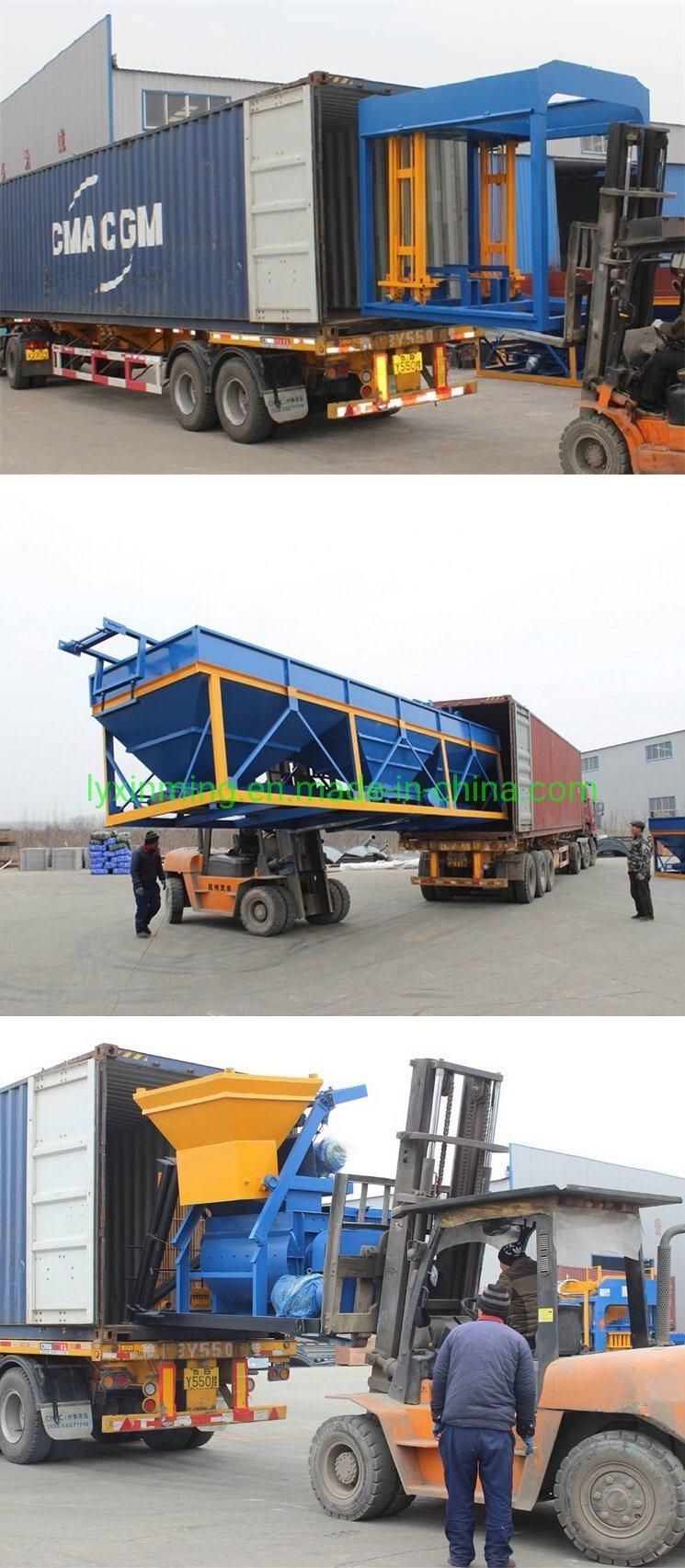 Hydraulic Brick Machine Qt8-15 Big Automatic Fly Ash Block Machine Hollow Brick Making Machine with Cement Silo