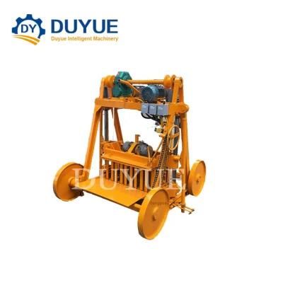 Qmy4-45 Egg Laying Mobile Block Making Latest Technology Brick Machines for Sale