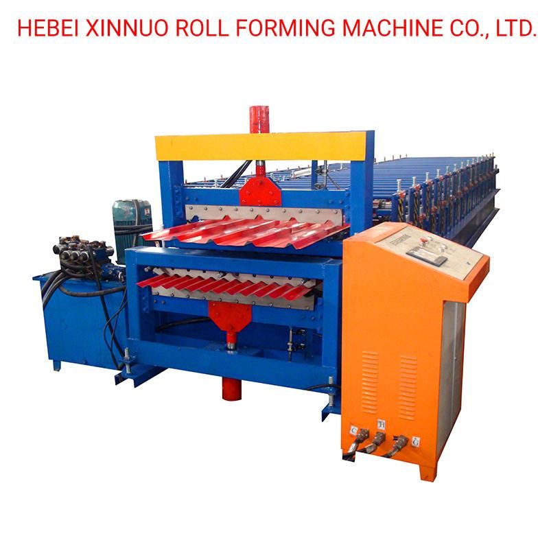 Roofing Sheet Making Machine 840+850 Double Layer Roll Forming Machine