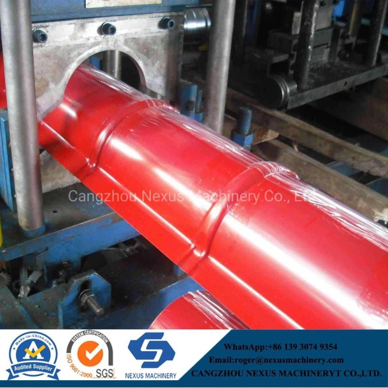 Galvanized Steel Ridge Cap Roof Panel Roll Forming Machine