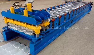 PLC Controlled Glazed Roof Tile Roll Forming Machine