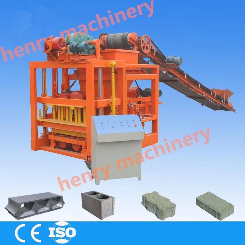 Qtj4-26c Semi-Automatic Concrete Hollow Block Making Machine