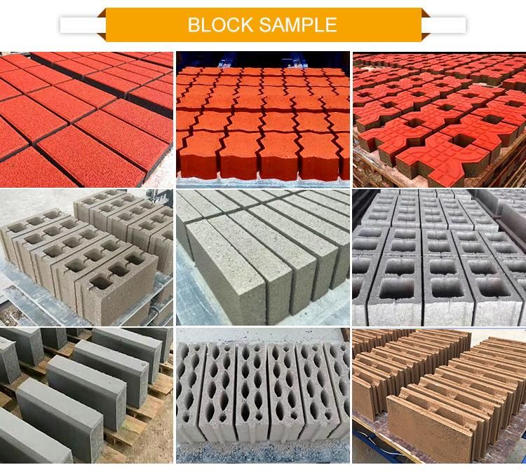 Qt4-16 Cement Hollow Interlock Paving Blocks Machine Hydraulic Block Making Machine for Sale