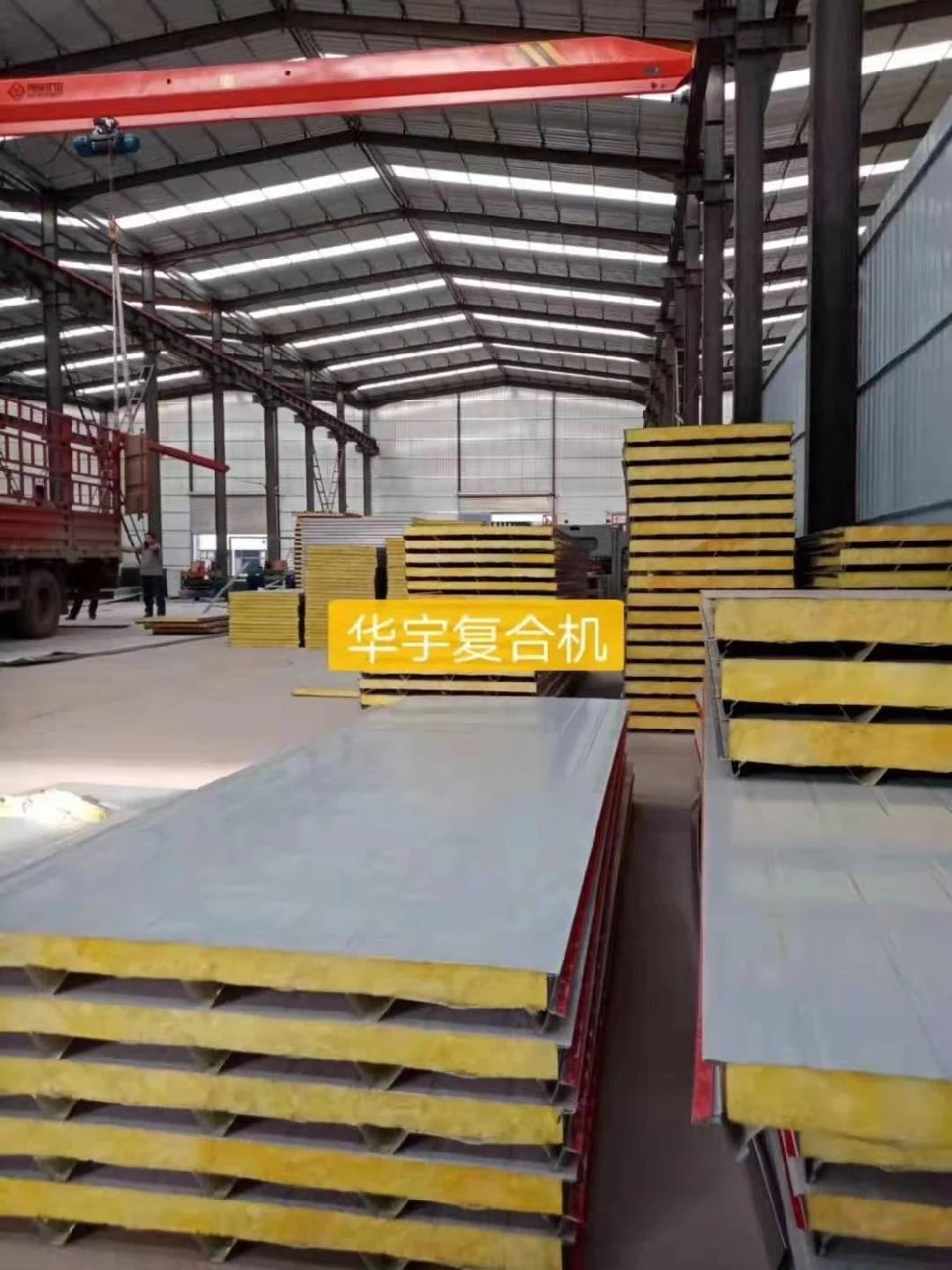 Xinnuo Rockwool Roofing Steel Panel Sandwich Production Line