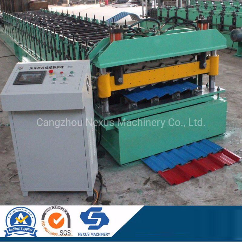 2019 New Roof Use Double Layer Corrugated Profile Steel Roofing Sheet Roll Forming Machine Roof Tile Making Machine