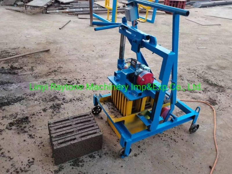 Qtm6-25 Mobile Concrete Block Making Machine