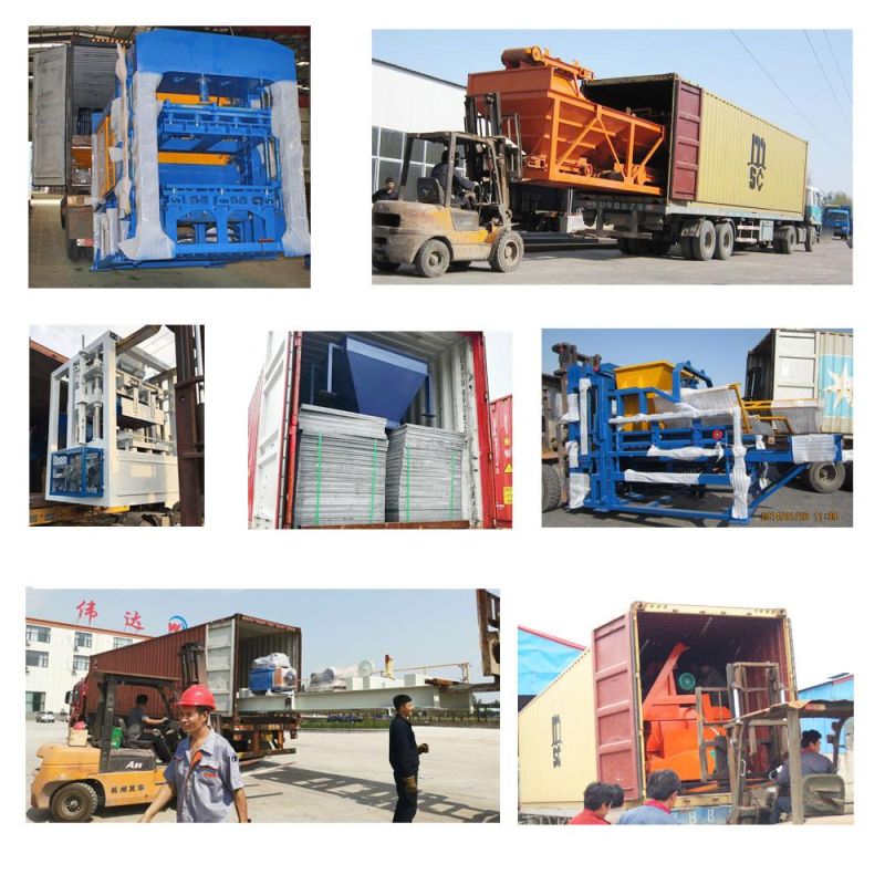 Qtf3-20 (QTF3-15) Automatic Hydraulic Concrete Block& Paver Brick Machine Price.